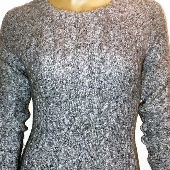 HOLLISTER GREY RIBBED SWEATER DRESS SIZE M - Picture 5 of 5